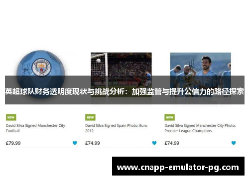 英超球队财务透明度现状与挑战分析：加强监管与提升公信力的路径探索